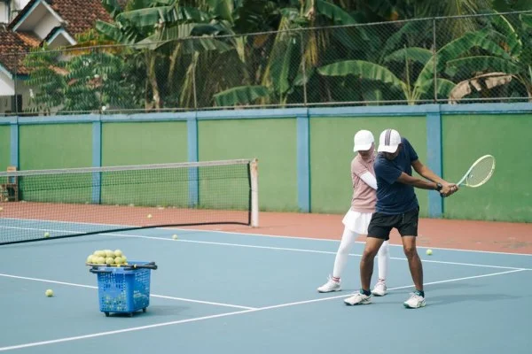 table tennis training session